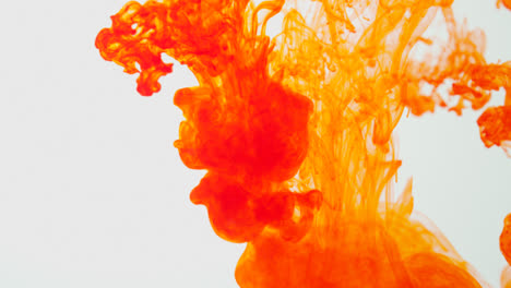 Orange-Paint-Or-Dye-Dropped-Into-Water-Against-White-Background-To-Create-Swirling-Colourful-Smoke-Background-5